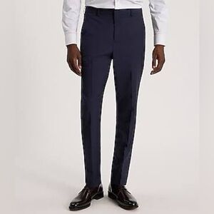 ⚓️ EXPRESS MENS SIZE 29x30 EXTRA SLIM NAVY BLUE DRESS PANTS